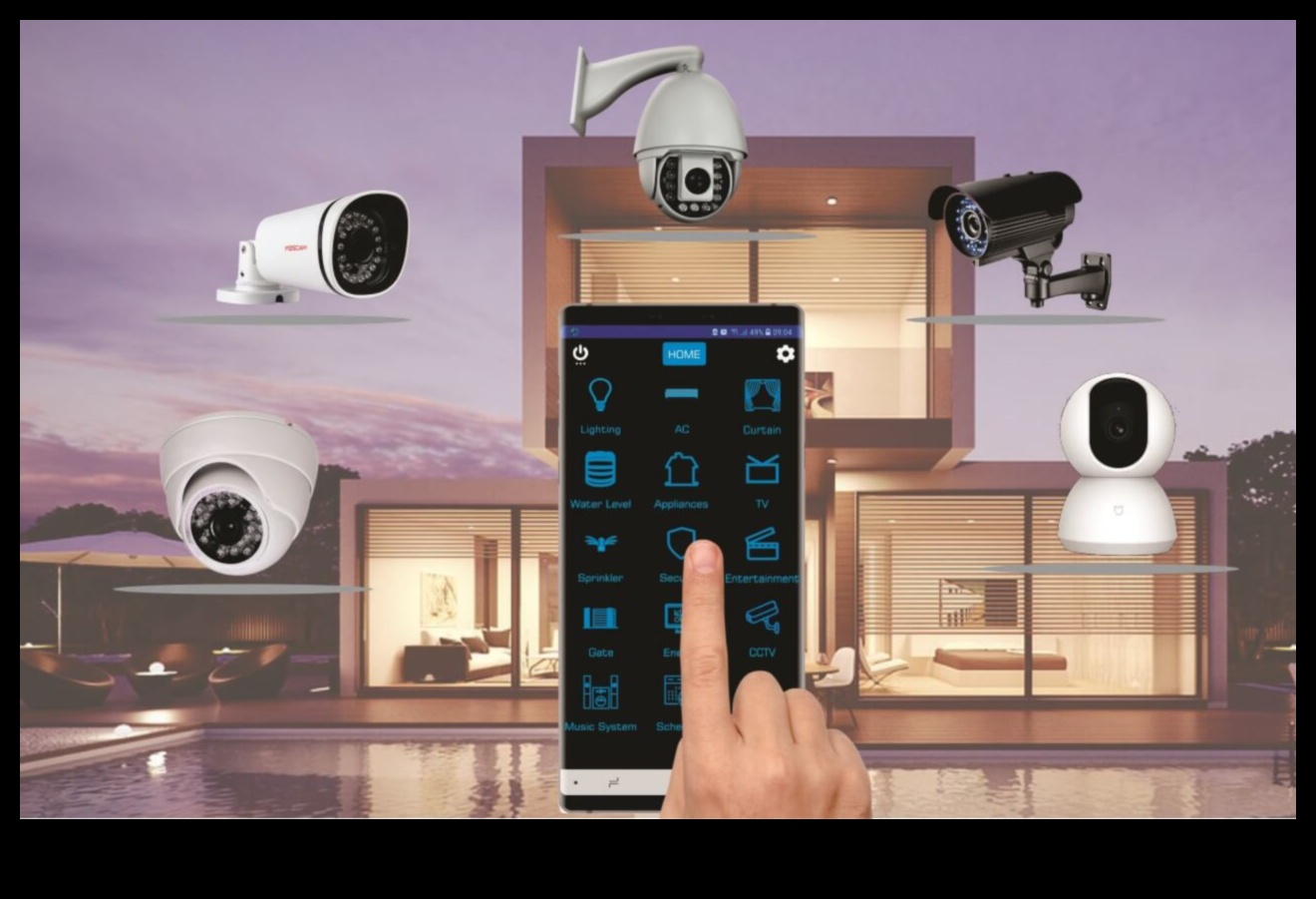 Drošības un uzraudzības viedā elektronika aizsargātai biroja telpai 2 Drošība un uzraudzība: vieda elektronika aizsargātai biroja telpai