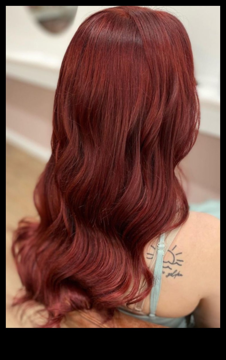 Rubīna atspulgi: sarkanas un kastaņbrūnas frizūras, kas atspoguļo jūsu stilu