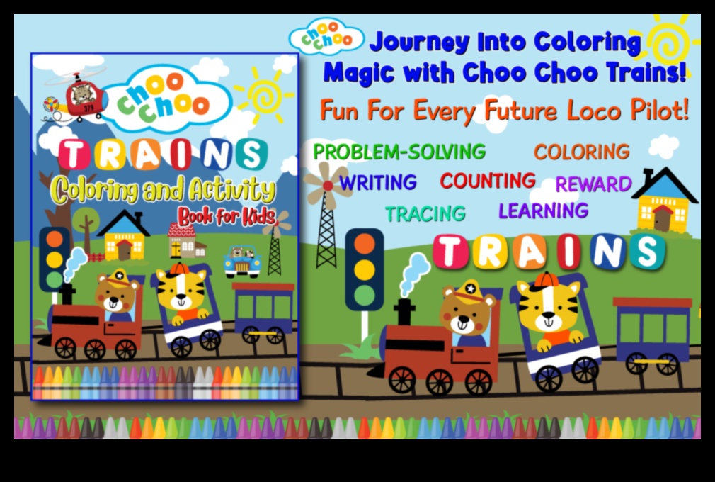 Choo-Choo izaicinājums: Lokomotīvju bērnu treniņi izklaidei