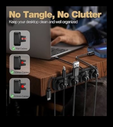 Kabeļu organizētāju komplekti: kārtīgi risinājumi klēpjdatoru kabeļu pārvaldībai