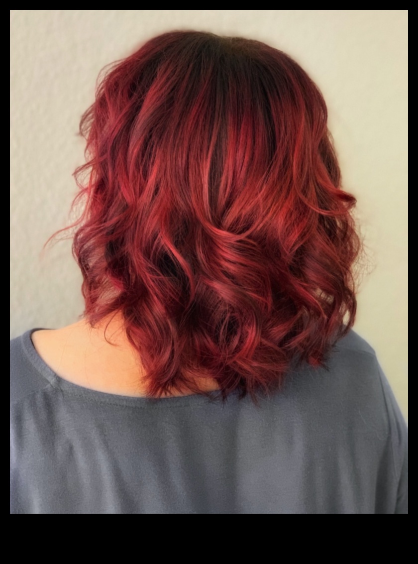 Starojošs sarkanā krāsā: ugunīgi un drosmīgi ballīšu mati pārsteidzošam izskatam